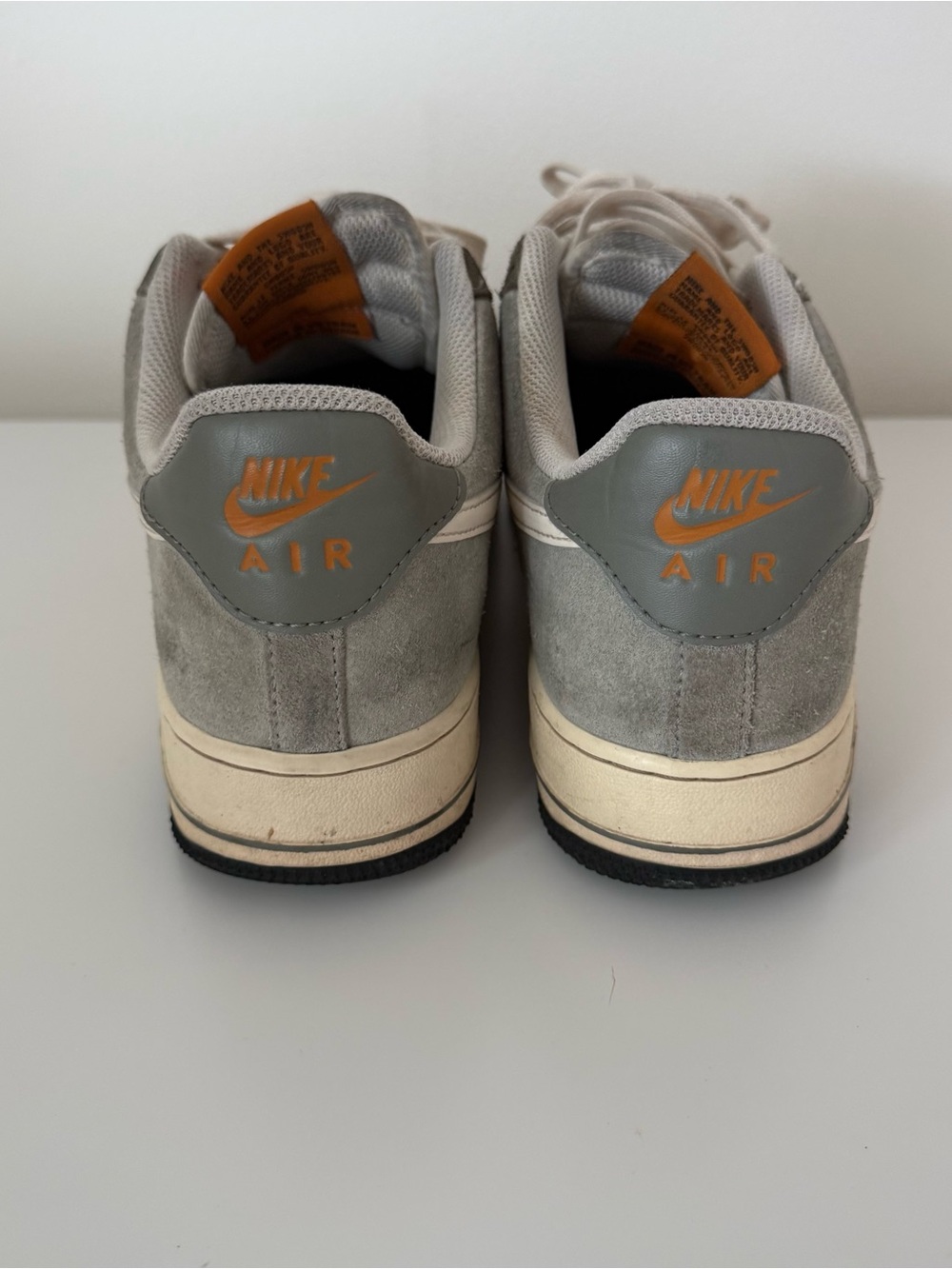 Nike Air Force 1 Low FZ6684-001 Orange Gray Sneakers Men’s Size 10 - Picture 3 of 8